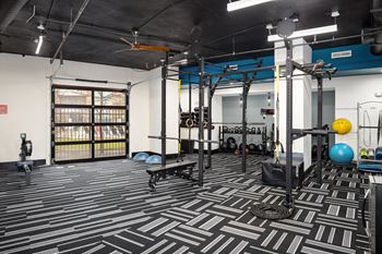 Modern Fitness Center at Abberly Onyx Apartment Homes, Georgia